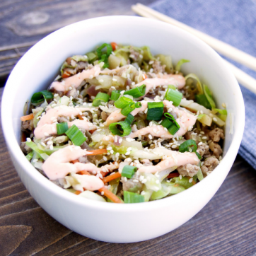 Egg Roll Rice Bowl